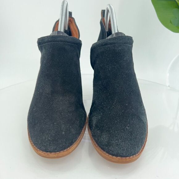 Jeffrey Campbell Cromwell Ankle Boots Women's 9 Black Suede Pointed Toe Western - Picture 7 of 16